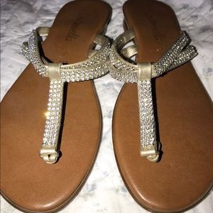 Toscanella sandals made in Italy size 8